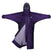 EQUIDRY Women's Thick Fleece Evolution Fixed Hood #colour_purple-lilac