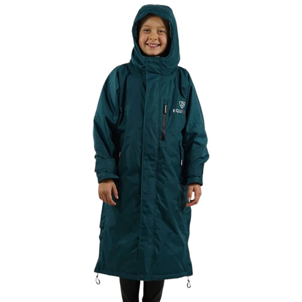 EQUIDRY Children's Thin Fleece Evolution #colour_teal-grey