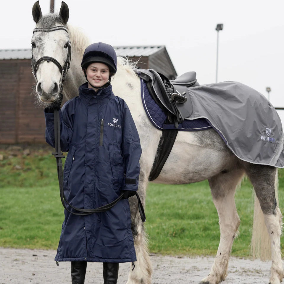 EQUIDRY Children's Thin Fleece Evolution #colour_navy-navy
