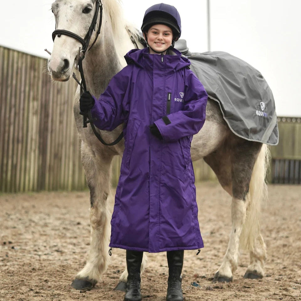 EQUIDRY Children's Thin Fleece Evolution #colour_purple