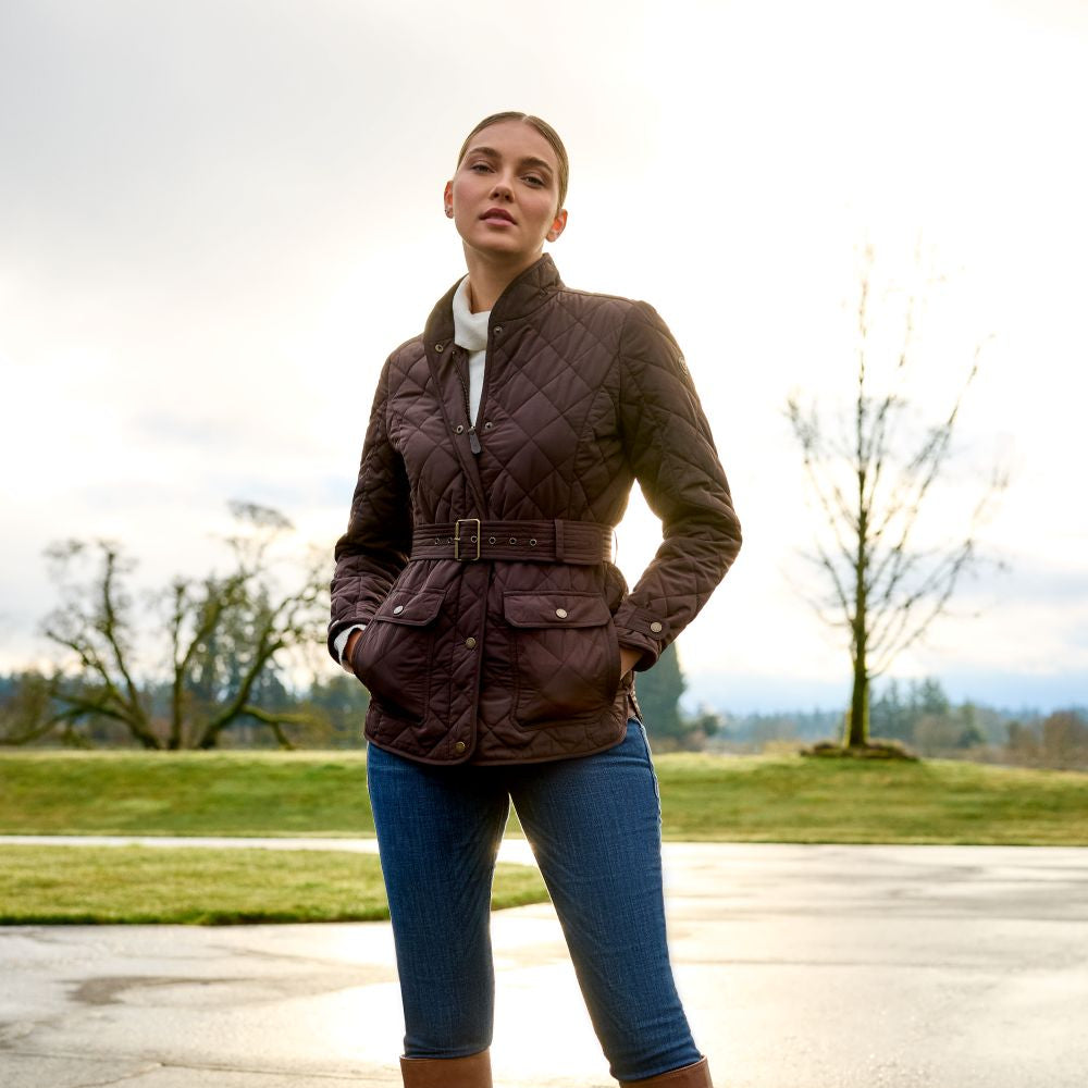 Ariat Women's Woodside Jacket - Coffee Bean #colour_coffee-bean