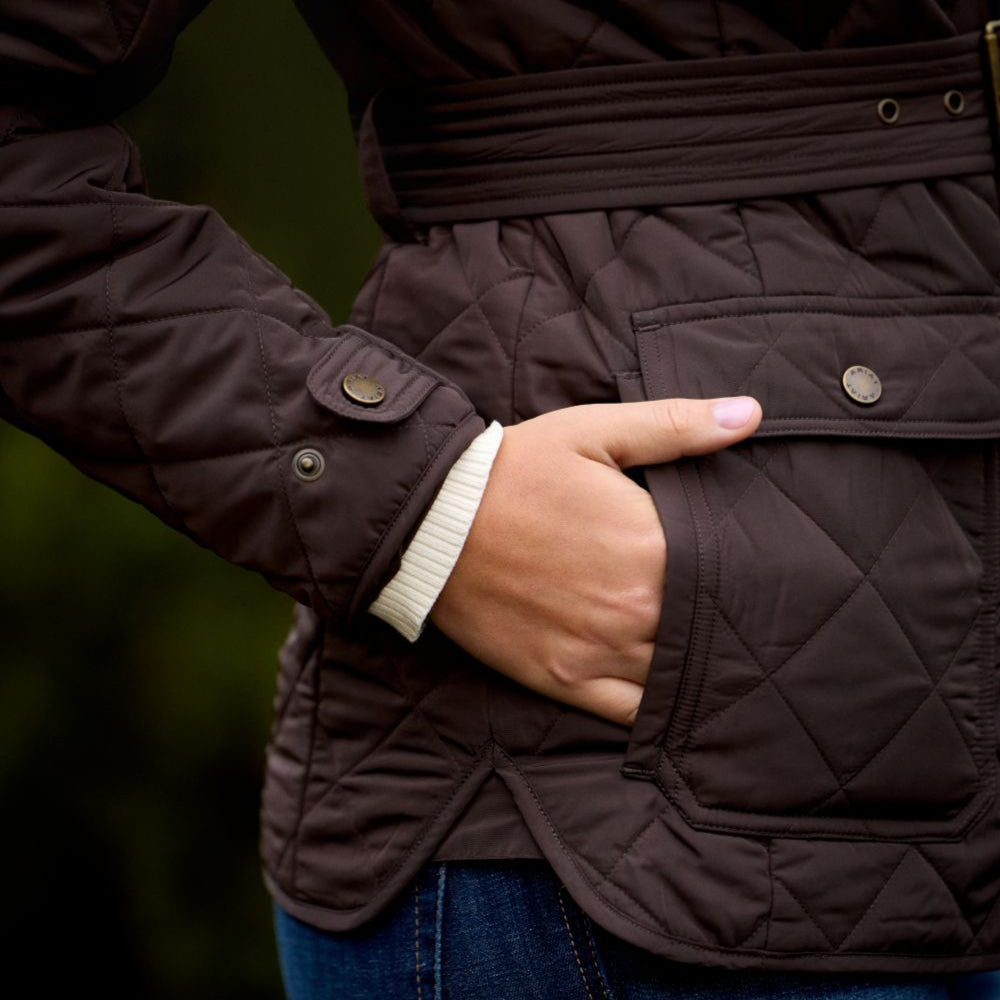 Ariat Women's Woodside Jacket - Coffee Bean #colour_coffee-bean