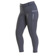 Firefoot Children's Thirsk Fleece Lined Breeches #colour_charcoal-impact-blue