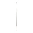 Hy Equestrian Dressage Whip White Leather Handle Black