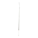 Hy Equestrian Dressage Whip White Leather Handle Black