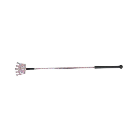 Hy Equestrian Glitter Crown Riding Whip