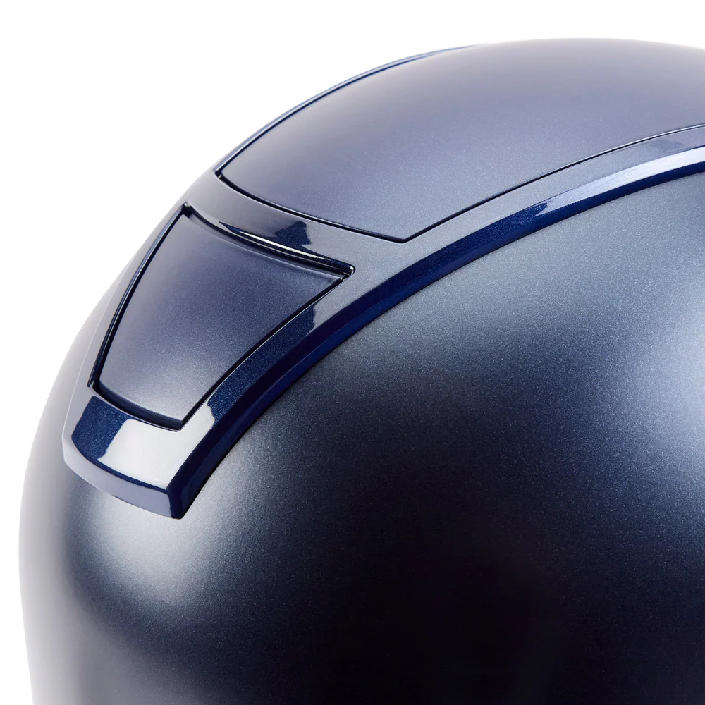 Champion Insight Round Wide Peak Riding Hat #colour_matt-navy