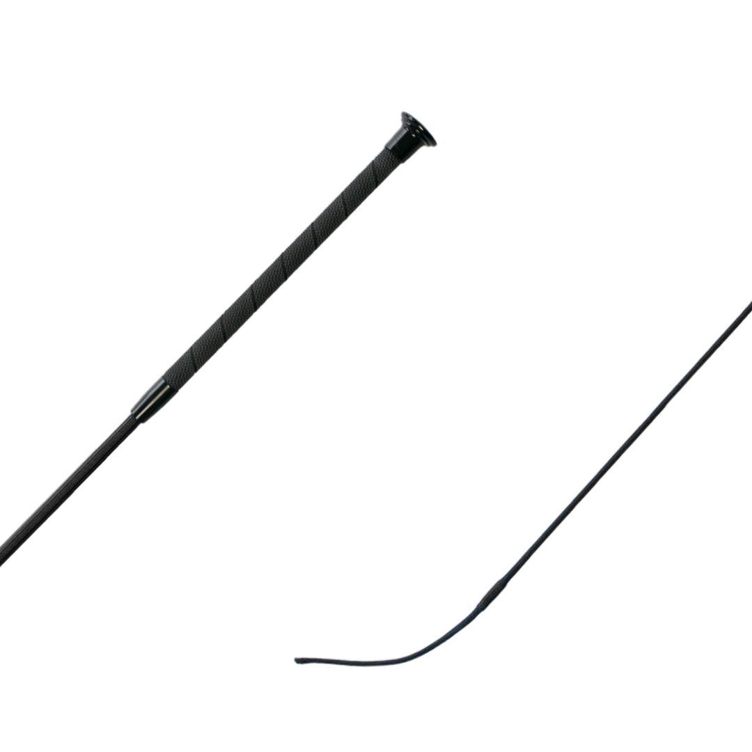 GS Equestrian Dressage Whip with 12cm Flick #colour_black