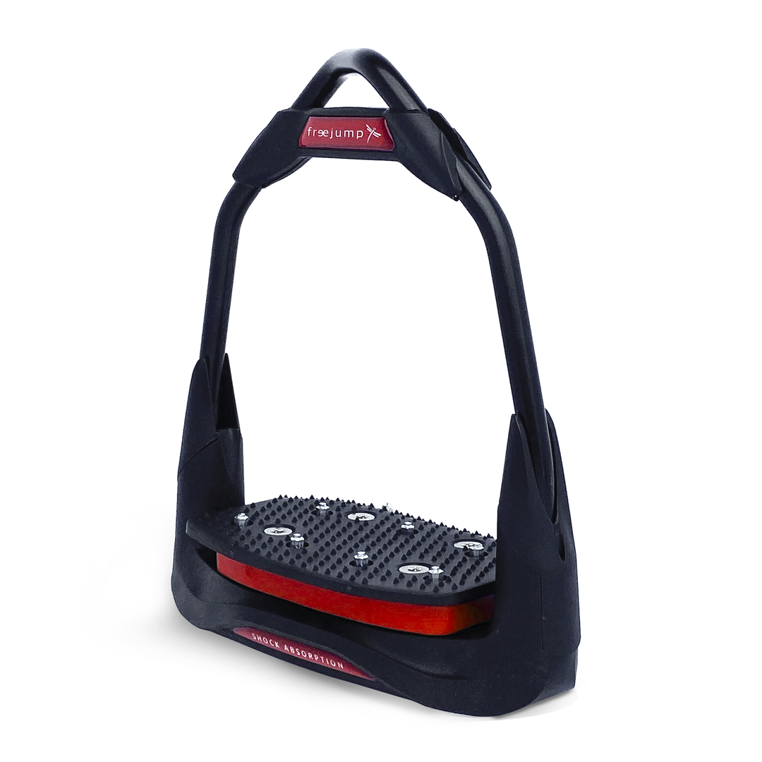 Freejump AirS Full Black 0-30 Stirrups #colour_black-red