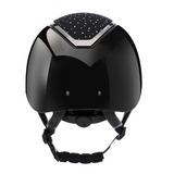Charles Owen Kylo Crystal Gloss with MIPS Riding Hat #colour_black-gloss-chrome