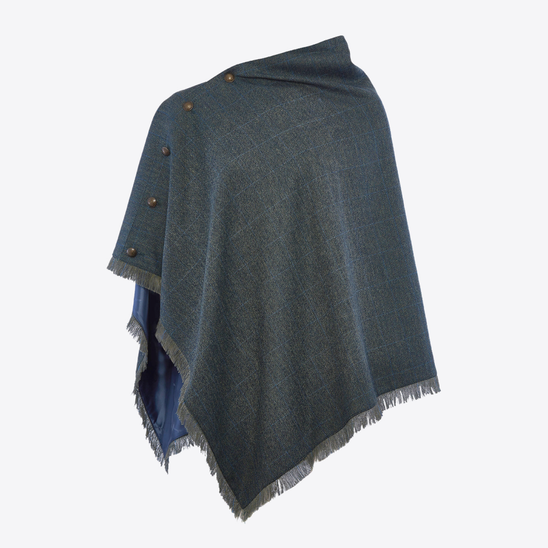 Dubarry Womens Hazelwood Tweed Poncho #colour_mist