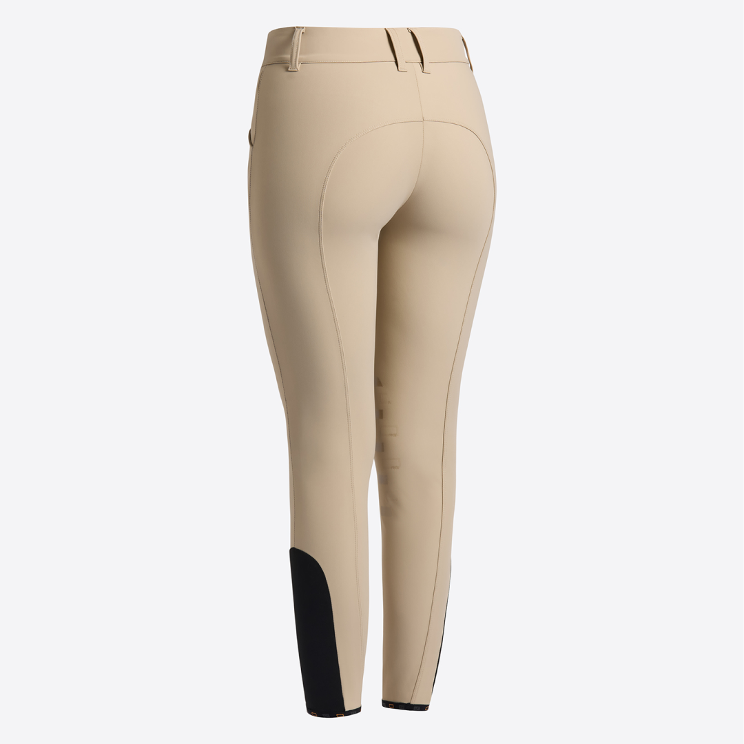 Rider's Gene Women's Knee Grip High Waist Jumping Brechees #colour_beige