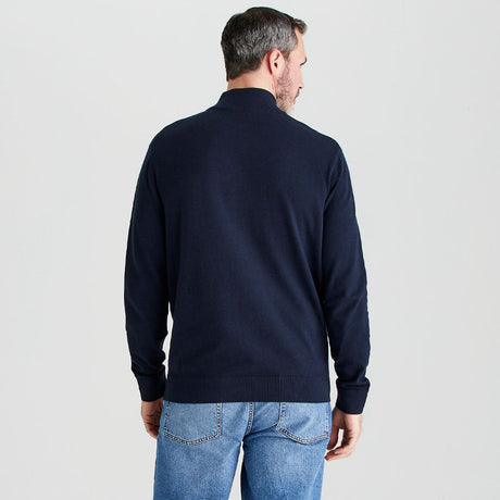 Men's Hartland 1/4 Zip Knit - Navy