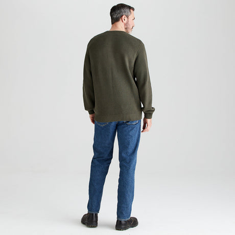 Men's Journeyman Knit Jumper - Moss