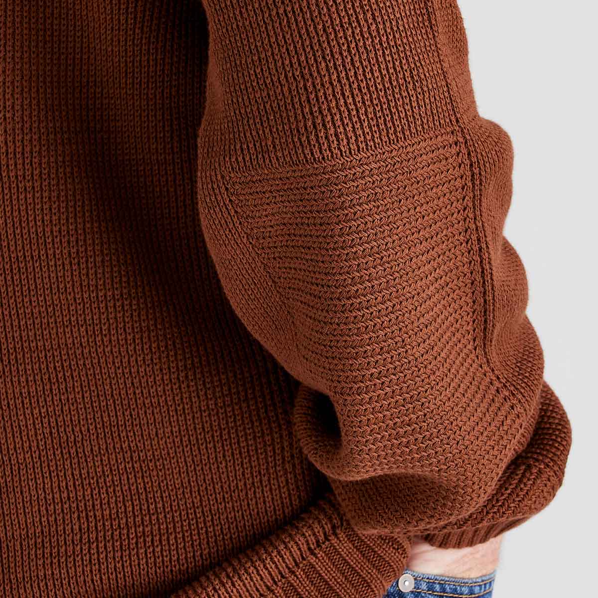 Men's Journeyman Knit Jumper - Nutmeg