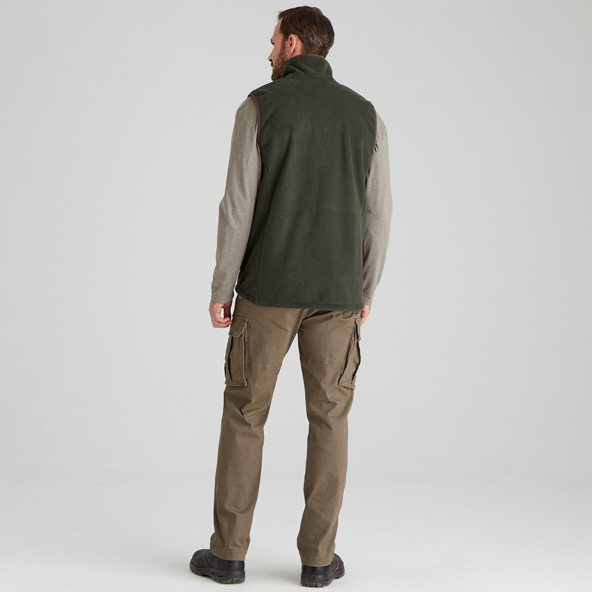 Ridgeline Mens Kodiak Gilet #colour_deep-forest