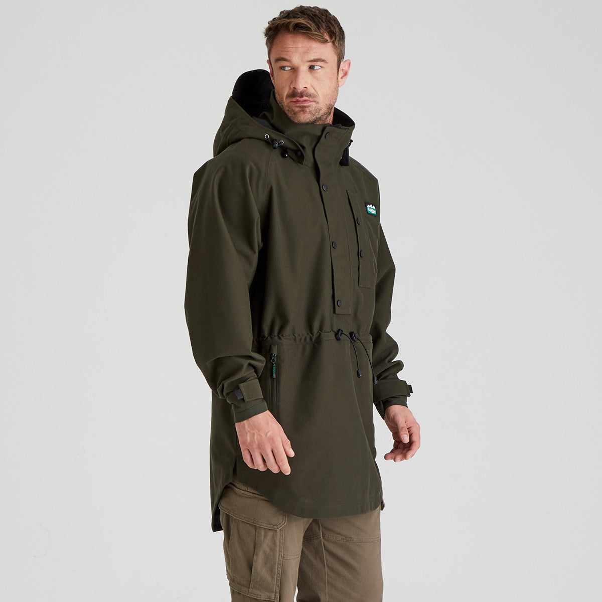 Ridgeline Mens Monsoon Classic Smock - New #colour_deep-forest