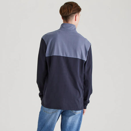 Ridgeline Mens Salthouse Zip Top #colour_navy-multi