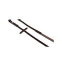 Equestro Reins In Leather And Smooth Rubber
