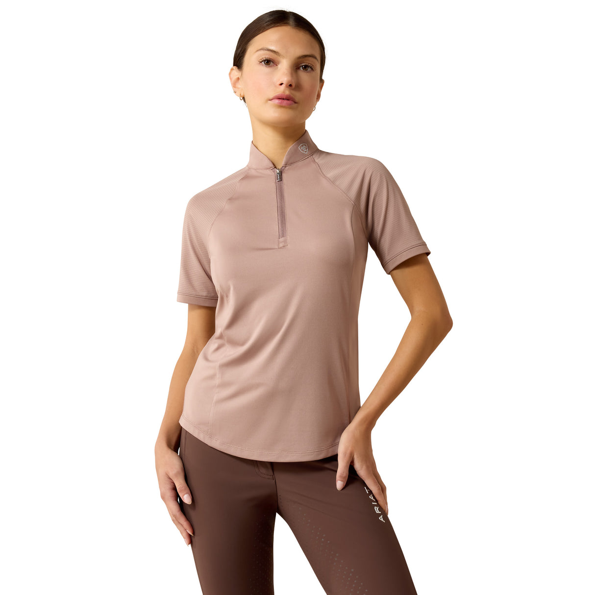 Ariat Women's Soquel 1/4 Zip Baselayer #colour_antler