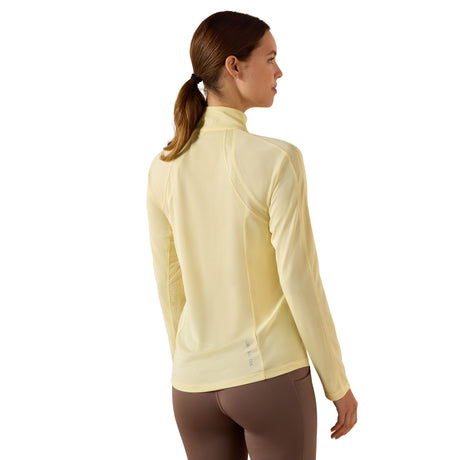 Ariat Women's Sunstopper 3.0 1/4 Zip Baselayer #colour_flan