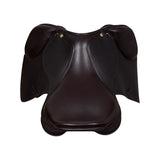 Equestro Jumping Saddle Hammered Leather #colour_brown