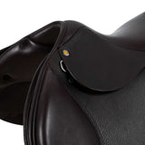 Equestro Jumping Saddle Hammered Leather #colour_brown