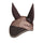 Equestro Cotton Fly Veil And Perforated Mesh Fabric #colour_brown