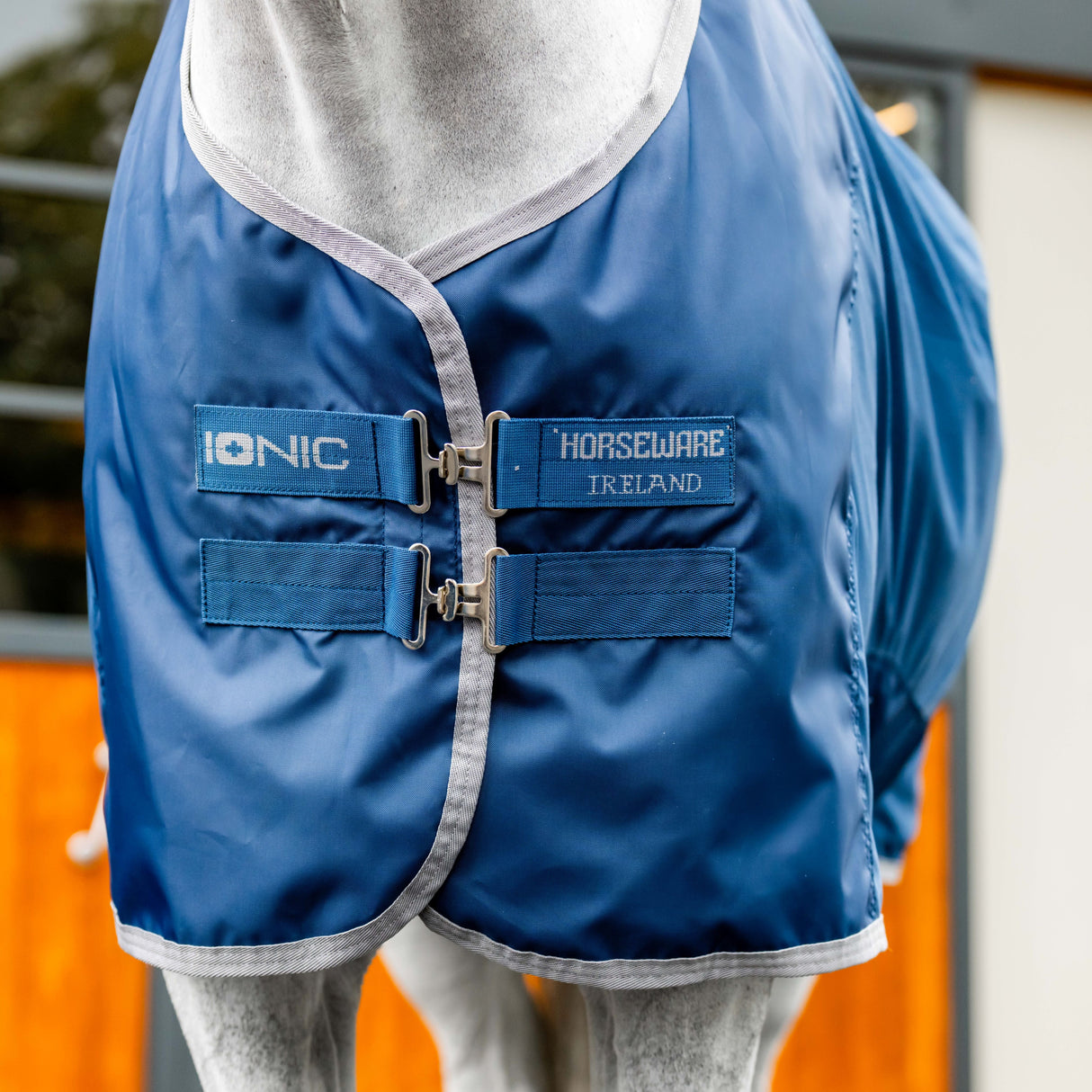 Horseware Ireland Ionic Therapy Mesh Cooler #colour_imperial-blue-silver-navy