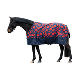 HKM 600D 100g Turnout Rug -Poppy- #colour_flower