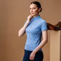 Alessandro Albanese Gia Tech Quarter Zip #colour_siciliian-blue