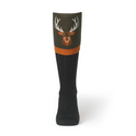 Waring Brooke Majestic Stag Socks #colour_olive