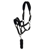 Whitaker Club Headcollar & Leadrope Set #colour_black