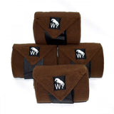 W-Horse Fleece Bandages #colour_brown