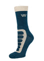 Woof Wear Short Bamboo Tech Sock #colour_petrol-ston