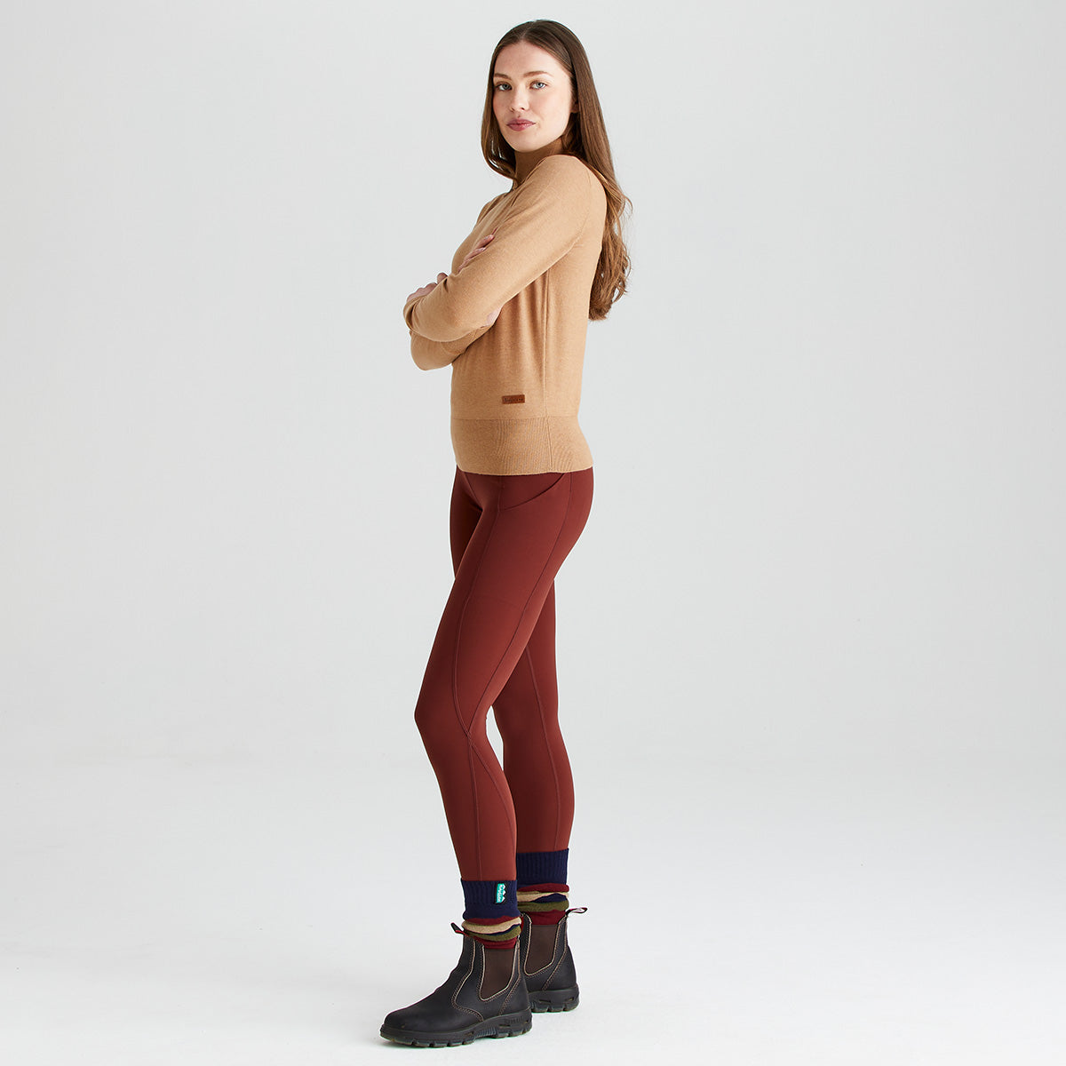 Women's Melford Knit Roll Neck - Sienna