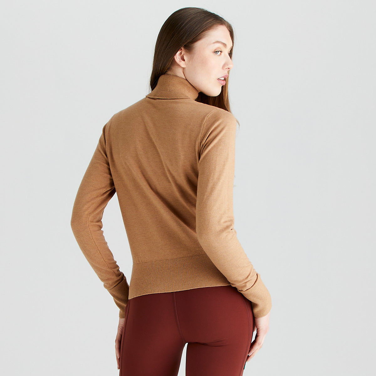 Women's Melford Knit Roll Neck - Sienna
