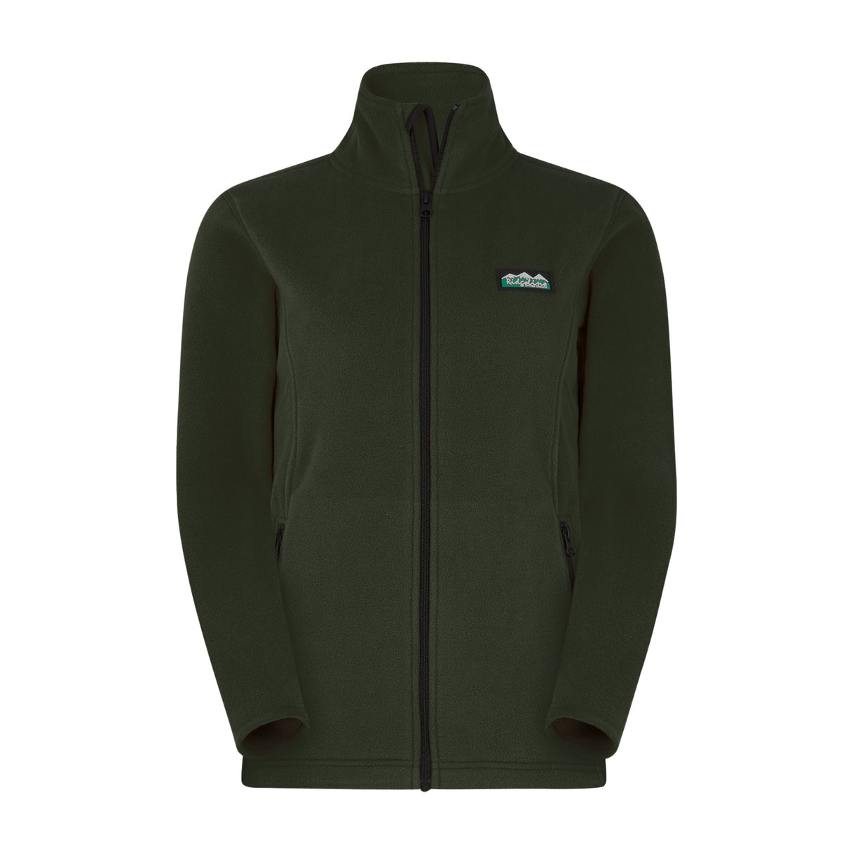 Ridgeline Womens Faroe Fleece Jacket #colour_deep-forest