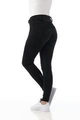 Equitheme Kitzbuhl Ladies Softshell Silicone Full Seat Breeches #colour_black