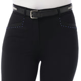 Equitheme Ladies Safir Breeches #colour_black-blue