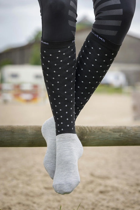 Equitheme Dotgrip Socks #colour_black