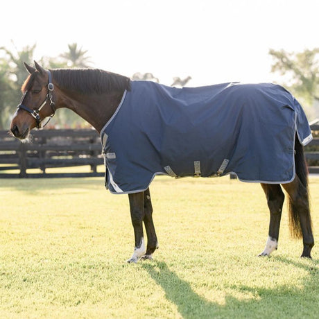 Horseware Ireland Rhino 0g Turnout Rug #colour_navy-titanium-grey-classic-blue