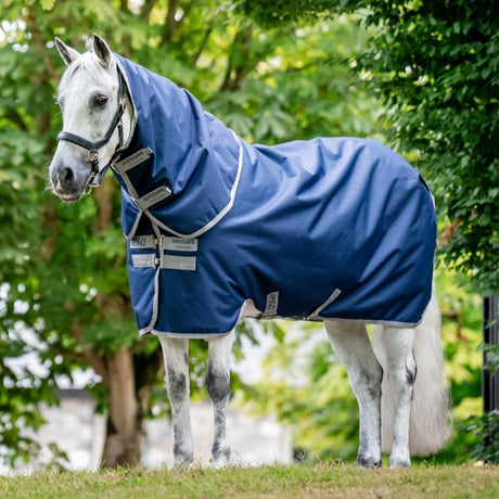 Horseware Ireland Amigo Ripstop 900D 100g Walker Rug #colour_navy-titanium grey