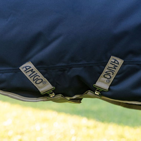 Horseware Ireland Amigo 1200D Plus Pony 50g Turnout Rug #colour_navy-titanium-grey-silver