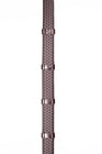 Henry James Bio Grip Hybrid Rubber Reins with Leather Stoppers #Colour_havana-brown
