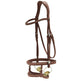 Stubben 2700 Pro-Jump Tandem Noseband Snaffle Bridle #colour_redwood-redwood