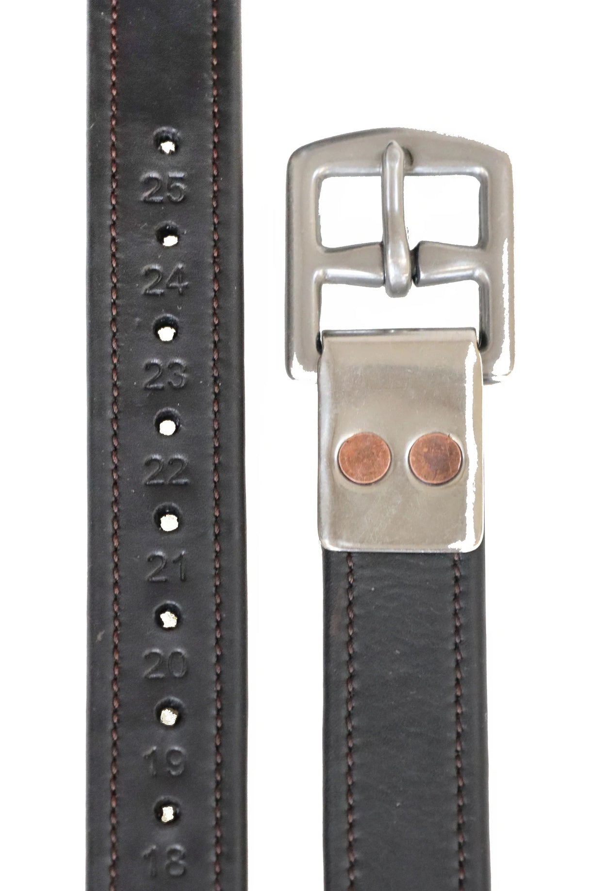 Henry James Precision Calfskin Stirrup Leathers #colour_black