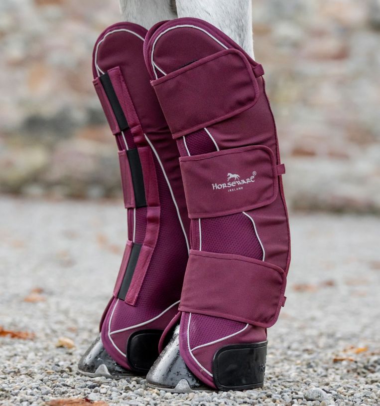 Horseware Ireland Signature Travel Boots #colour_burgundy