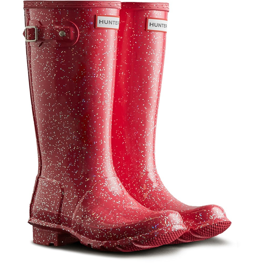 Hunter Kid Big Kids Giant Glitter Wellington Boots
