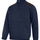 Hoggs of Fife Hebrides II 1/4 Zip Windproof Pullover #colour_storm-blue-marl